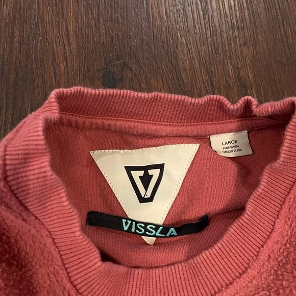Vissla Pullover Solid Sets Eco Crew Sweatshirt - Picture 5 of 6
